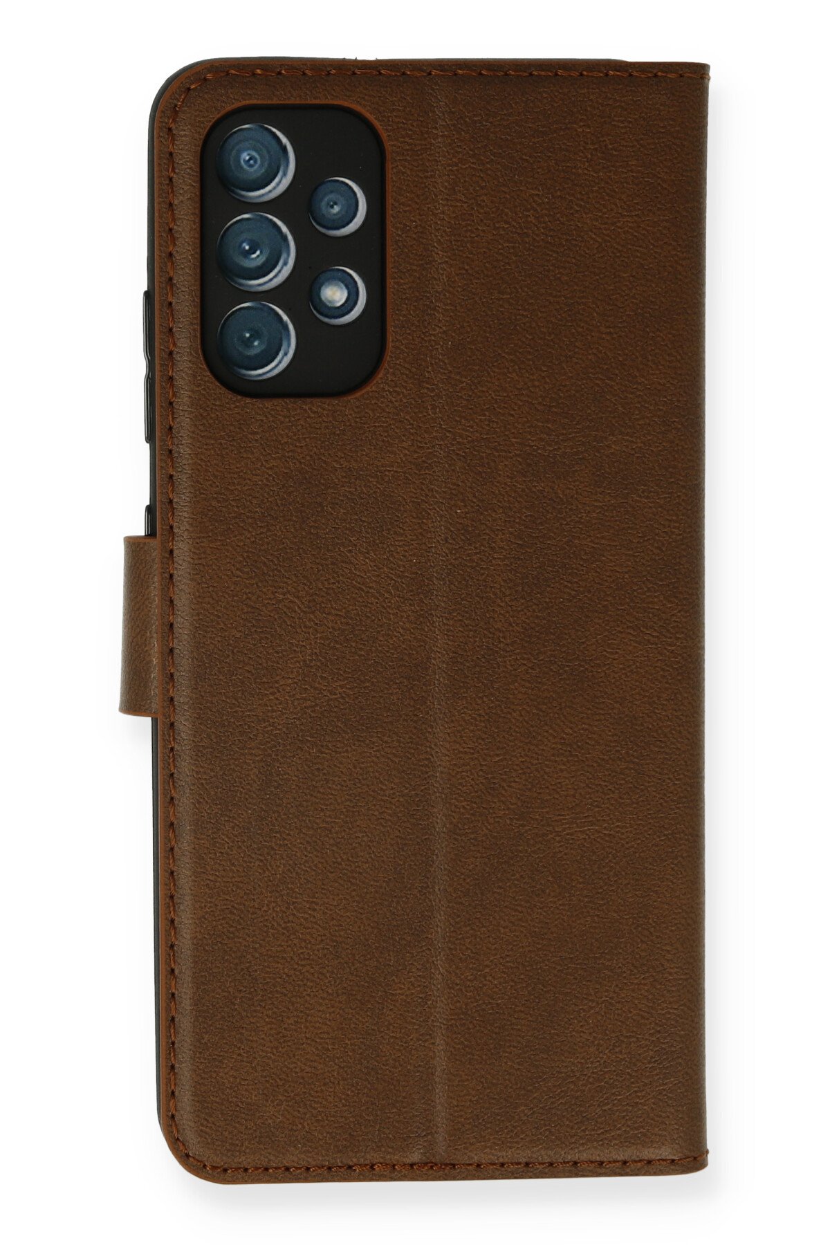 Newface Samsung Galaxy A53 5G Kılıf Montreal Yüzüklü Silikon Kapak - Kırmızı