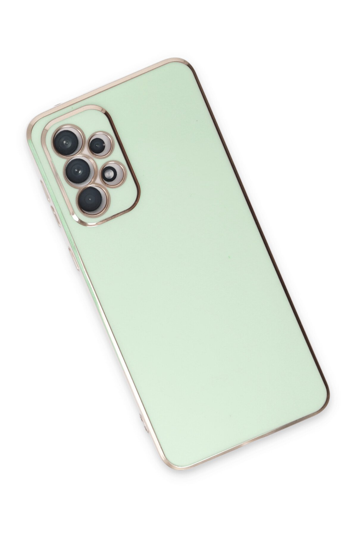 Newface Samsung Galaxy A53 5G Kılıf Esila Silikon - Gri