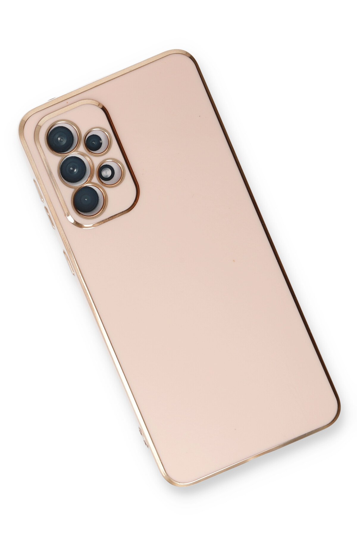 Newface Samsung Galaxy A53 5G Kılıf Volet Silikon - Kırmızı