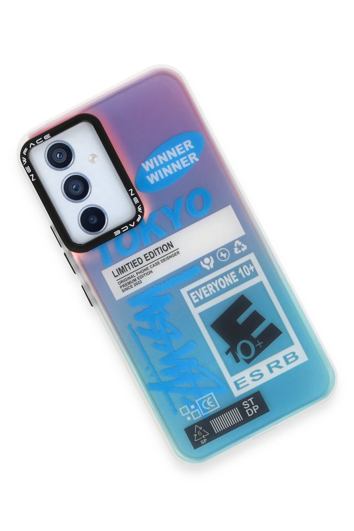 Newface Samsung Galaxy A54 5G Kılıf Mega Standlı Silikon - Mor