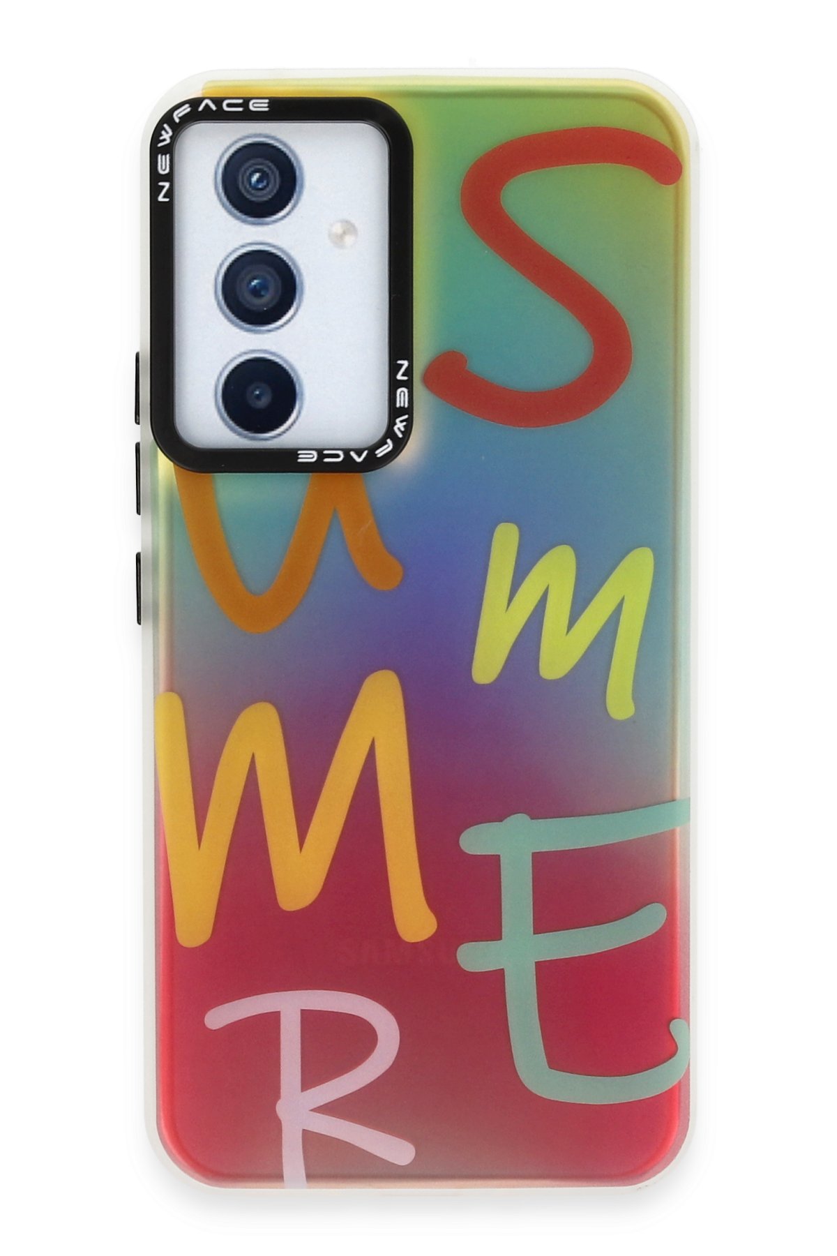Newface Samsung Galaxy A54 5G Kılıf Joy Lens Standlı Kapak - Siyah