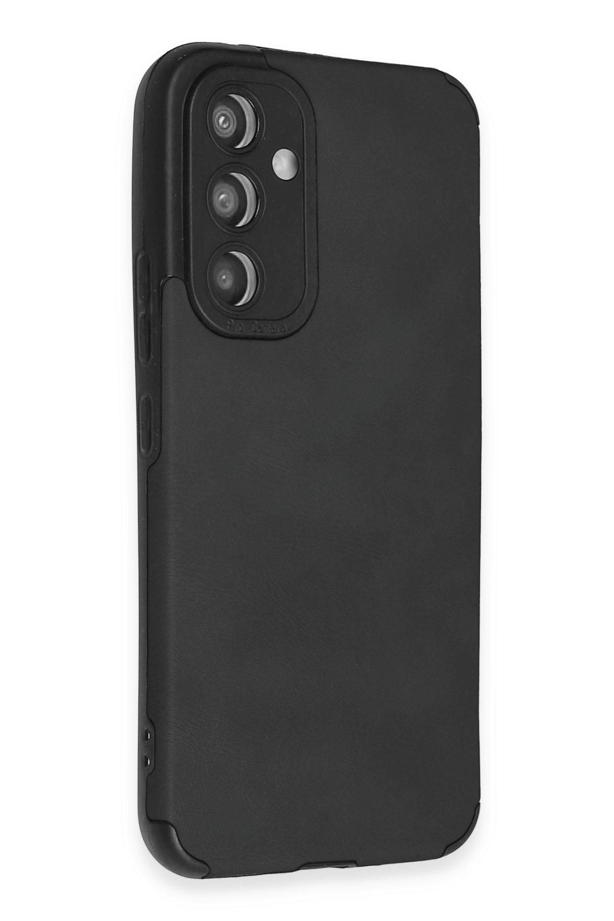 Newface Samsung Galaxy A54 5G Kılıf Pars Lens Yüzüklü Silikon - Siyah