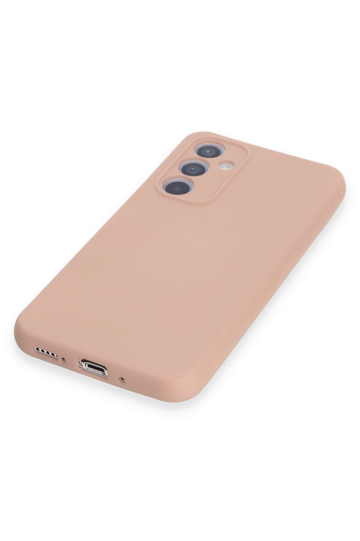 Newface Samsung Galaxy A54 5G Kılıf Pars Lens Yüzüklü Silikon - Kırmızı