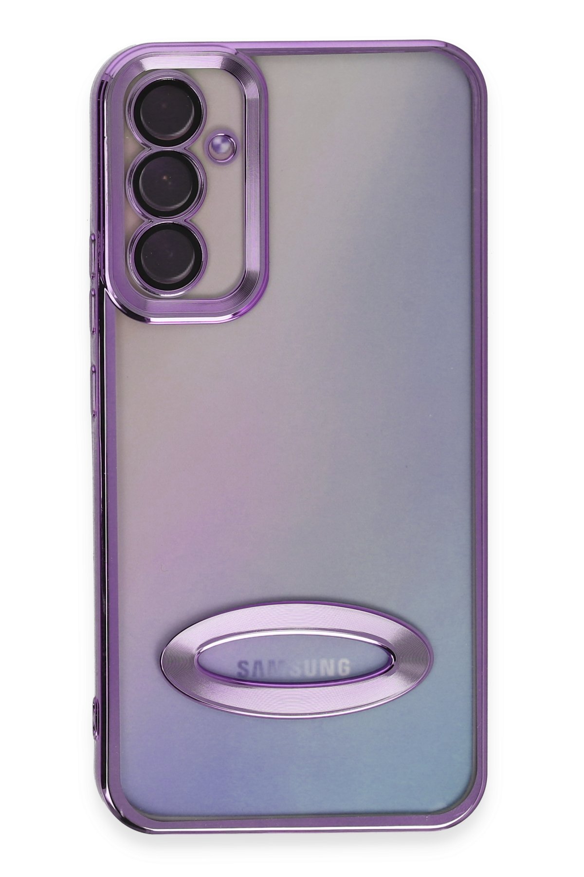 Newface Samsung Galaxy A54 5G Kılıf Platin Silikon - Siyah