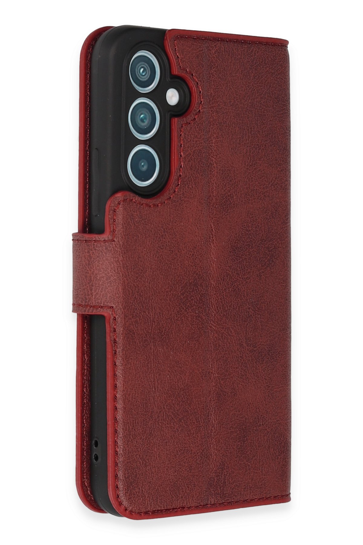 Newface Samsung Galaxy A54 5G Kılıf Nano içi Kadife Silikon - Kırmızı