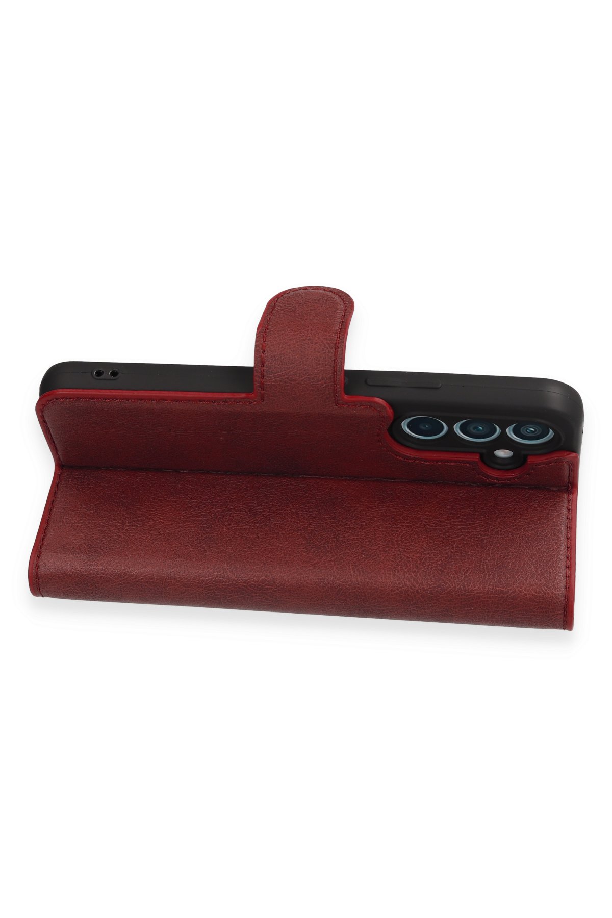 Newface Samsung Galaxy A54 5G Kılıf Nano içi Kadife Silikon - Kırmızı