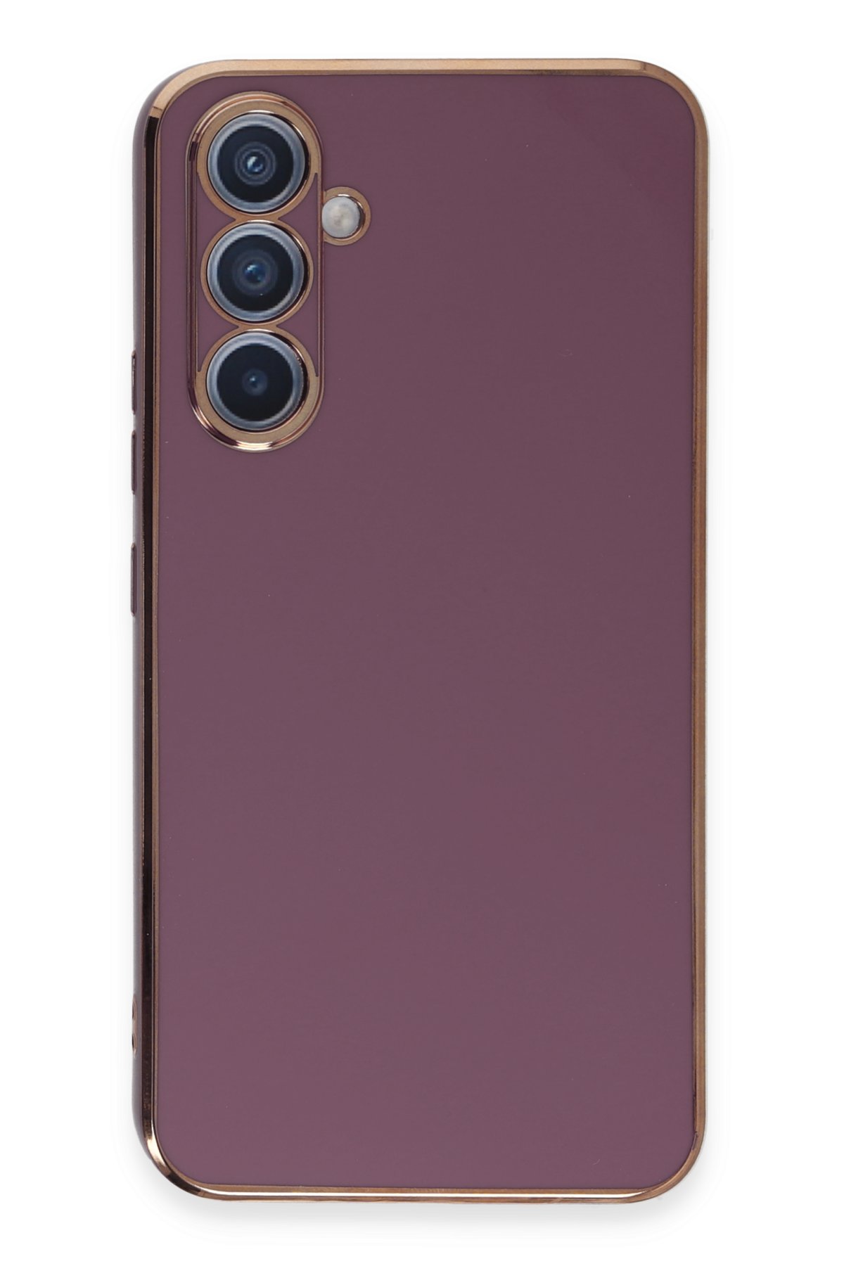 Newface Samsung Galaxy A54 5G Kılıf Nano içi Kadife Silikon - Turuncu