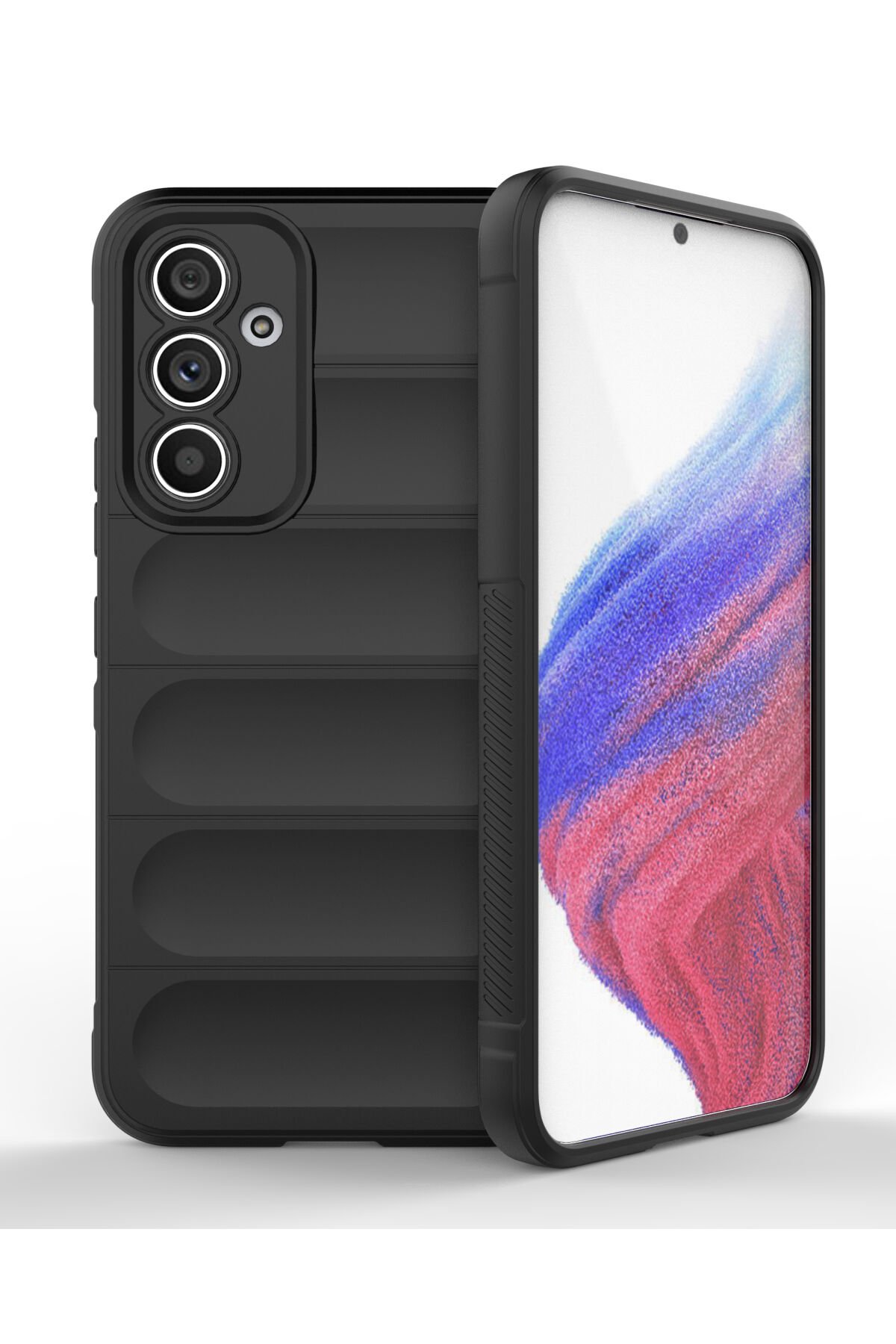 Newface Samsung Galaxy A54 5G Kılıf Loop Deri Silikon - Yeşil