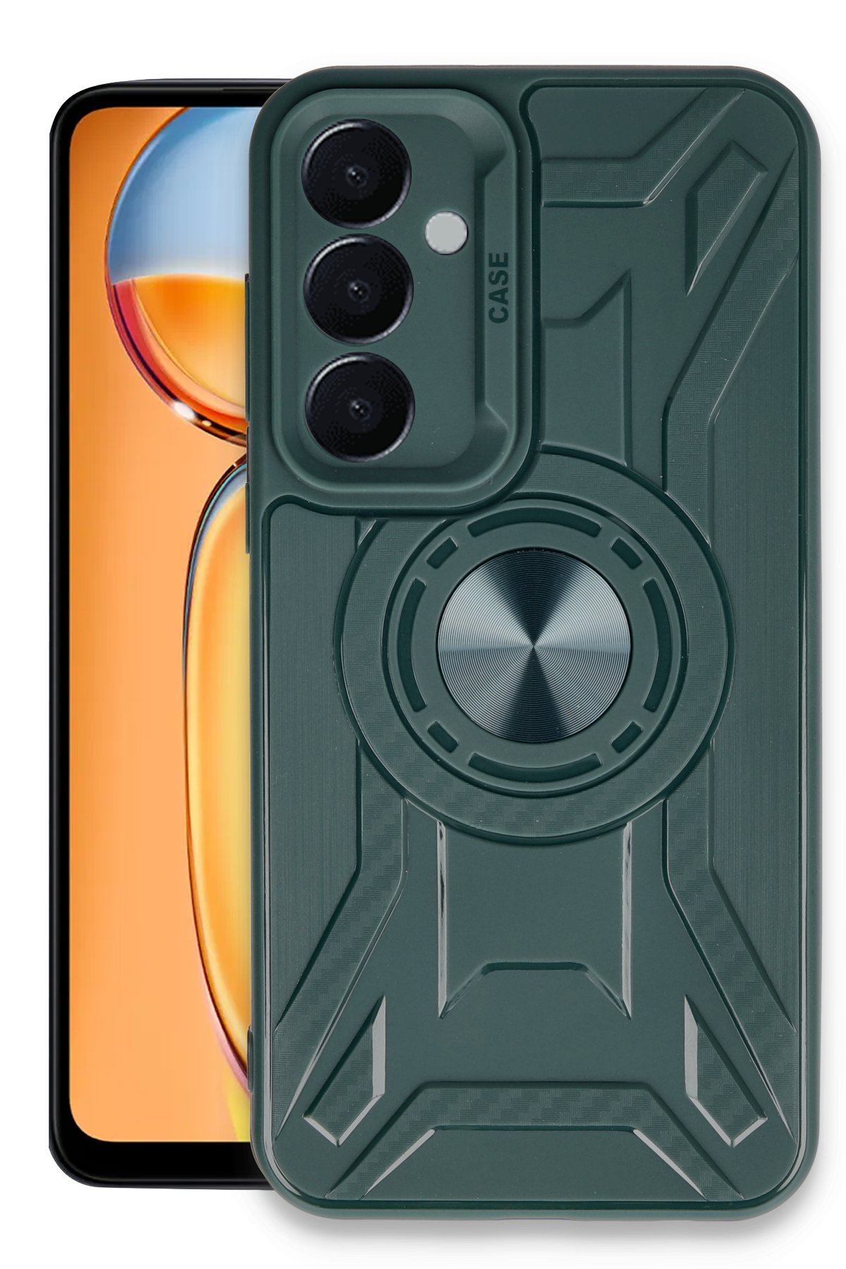 Newface Samsung Galaxy A55 5G Kılıf Petek Silikon Kapak - Mavi