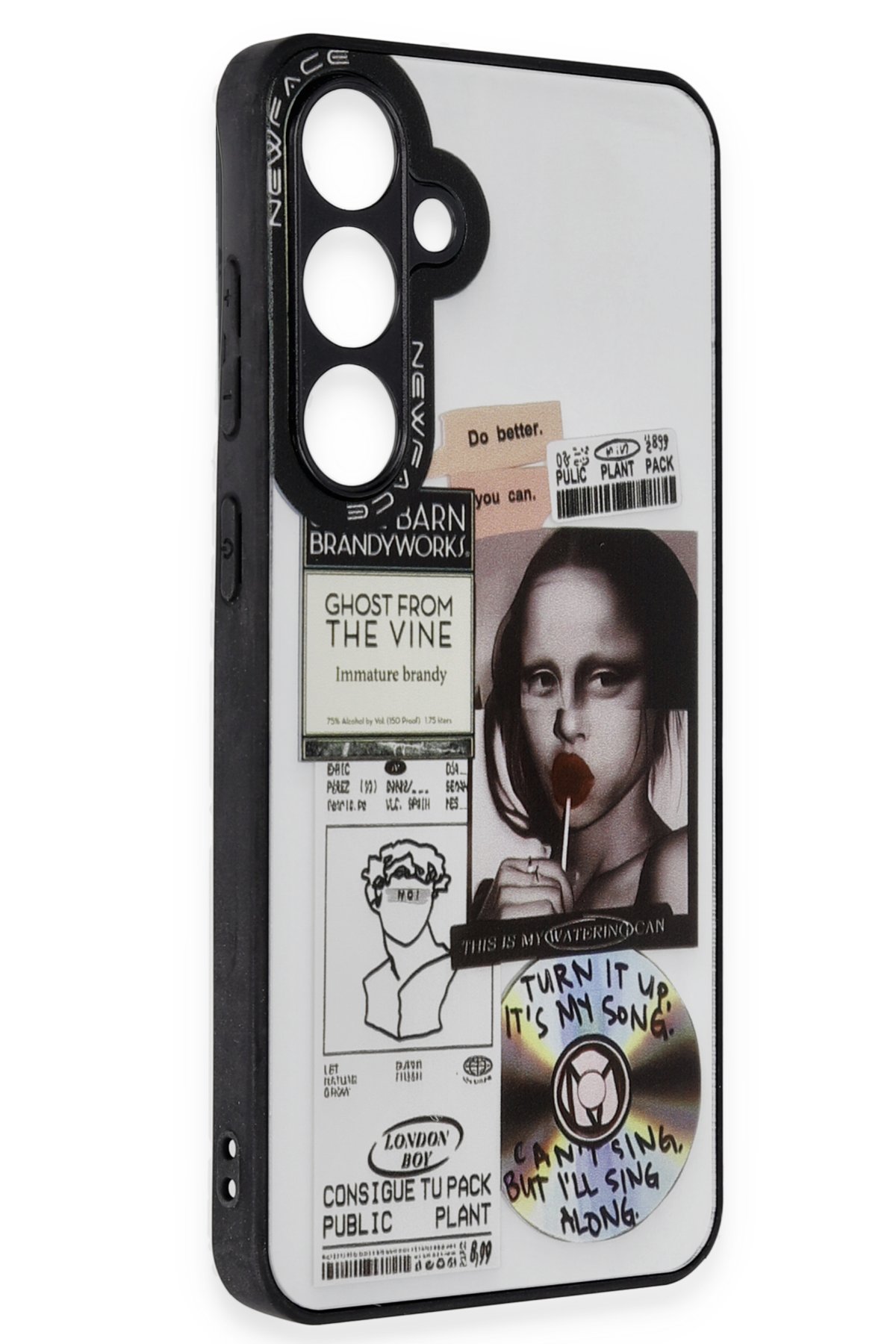 Newface Samsung Galaxy A55 5G Kılıf Petro Silikon - Siyah