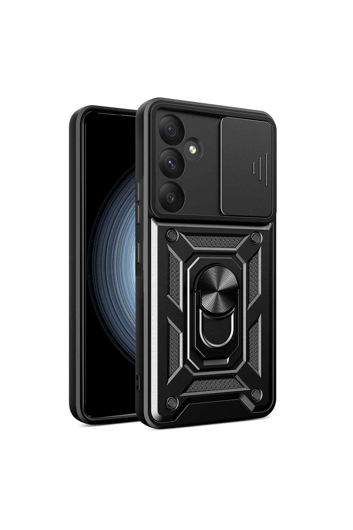 Newface Samsung Galaxy A55 5G Kılıf Flip Cover - Kırmızı