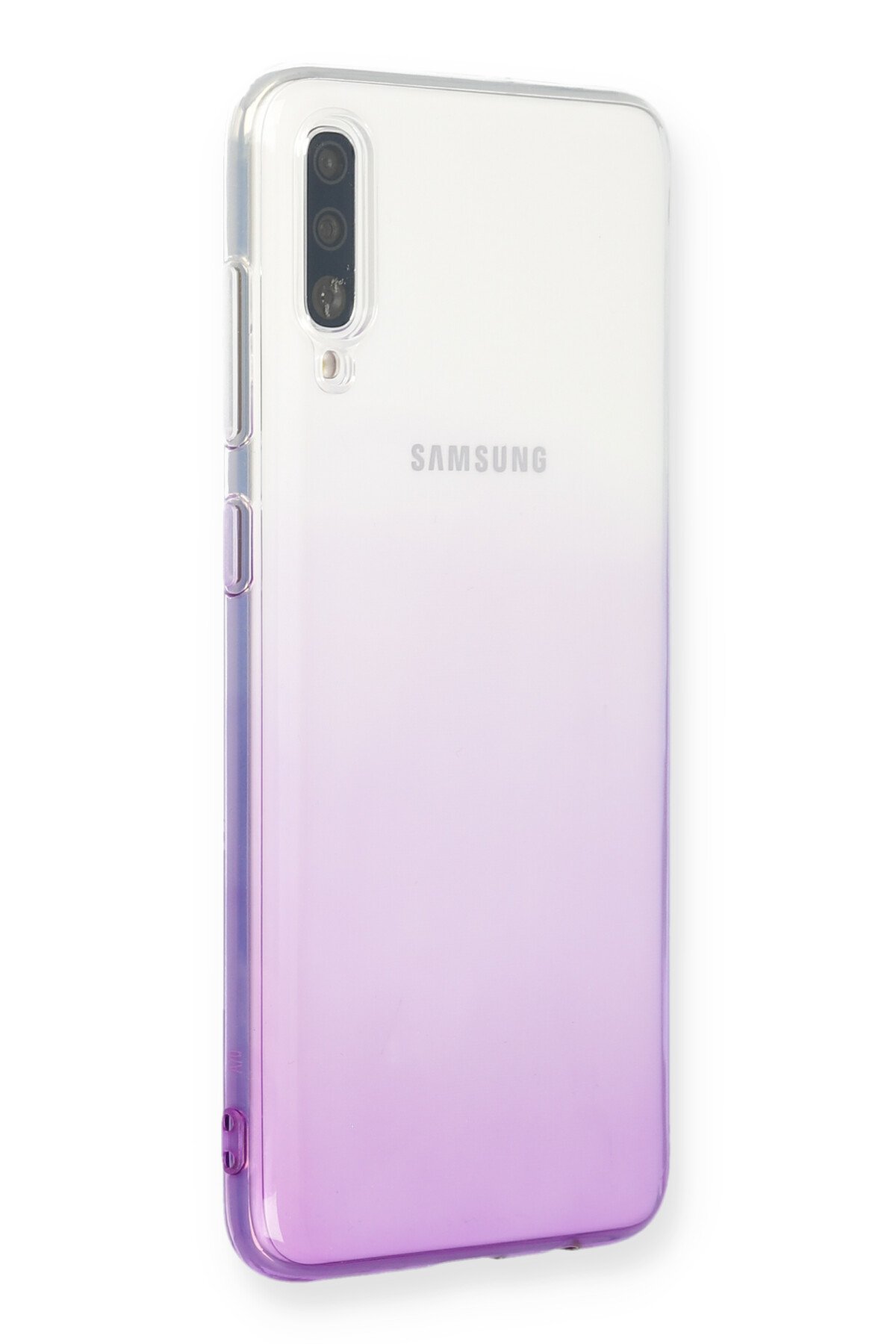 Newface Samsung Galaxy A70 Kılıf Montreal Yüzüklü Silikon Kapak - Sarı