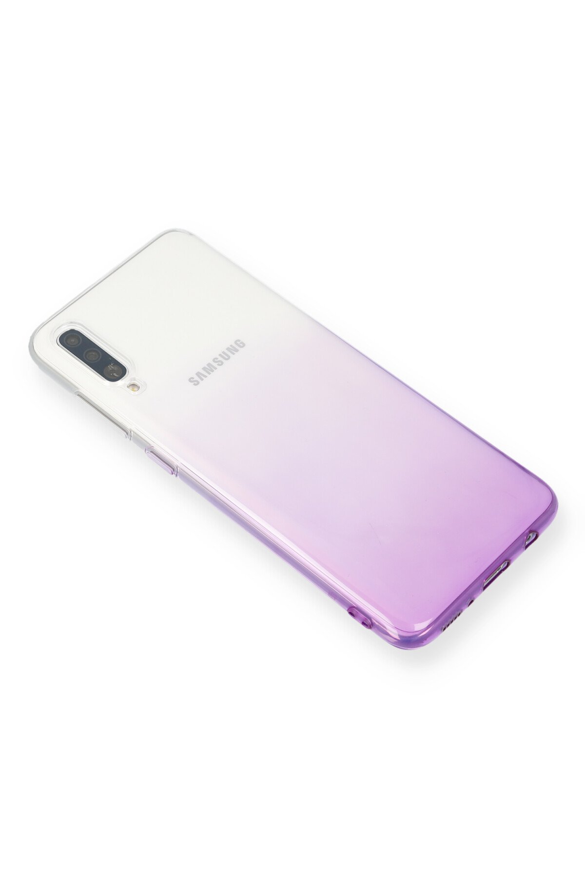 Newface Samsung Galaxy A70 Kılıf Montreal Yüzüklü Silikon Kapak - Sarı