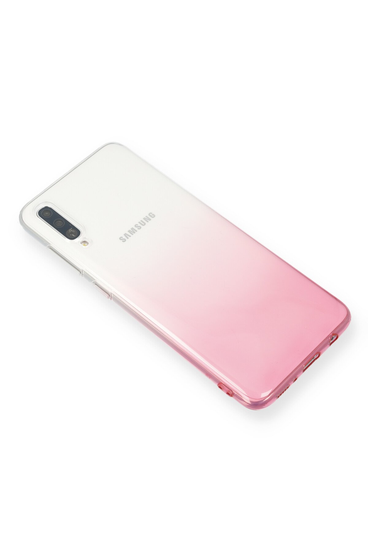 Newface Samsung Galaxy A70 Kılıf Volet Silikon - Mor