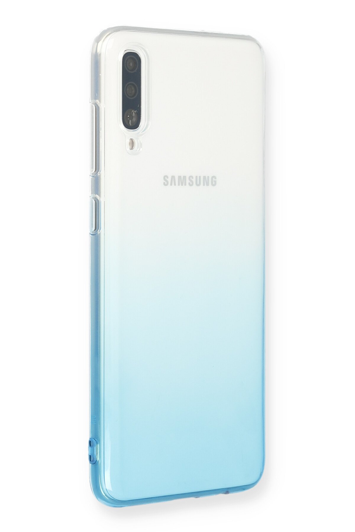 Newface Samsung Galaxy A70 Kılıf Volet Silikon - Siyah