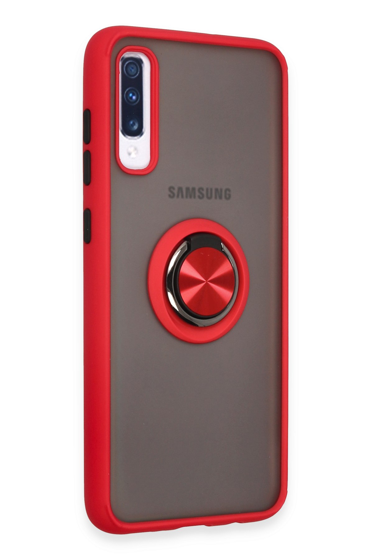 Newface Samsung Galaxy A70 Kılıf Volet Silikon - Beyaz