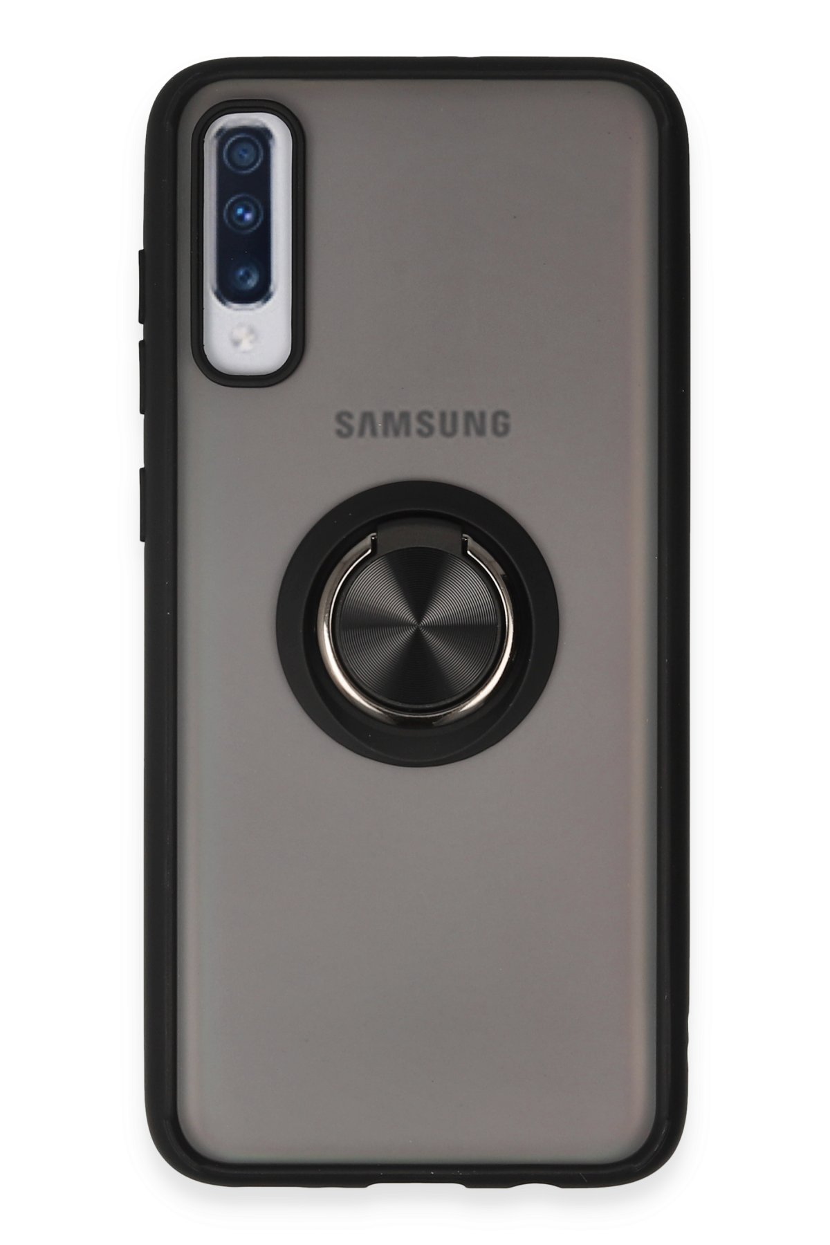 Newface Samsung Galaxy A70 Kılıf Volet Silikon - Mor
