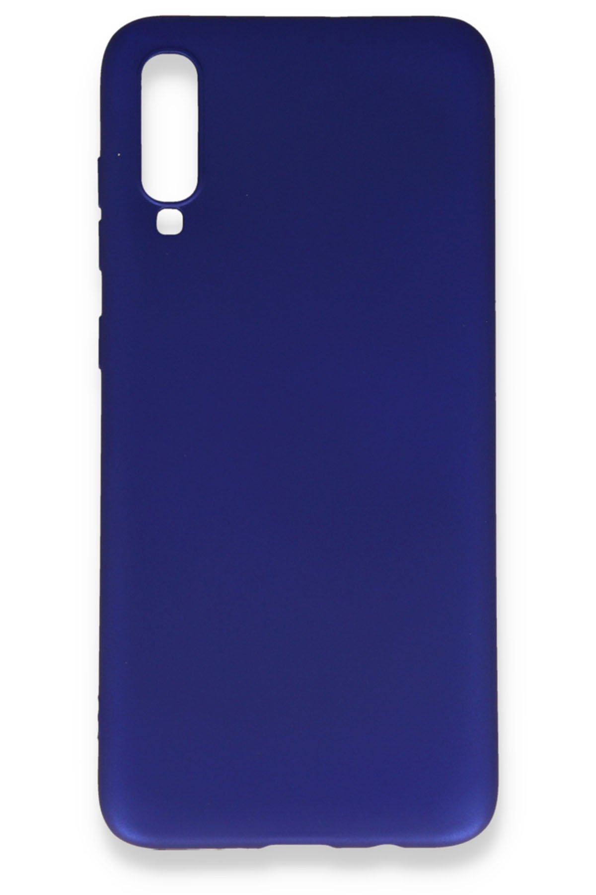 Newface Samsung Galaxy A70 Kılıf Volet Silikon - Mavi