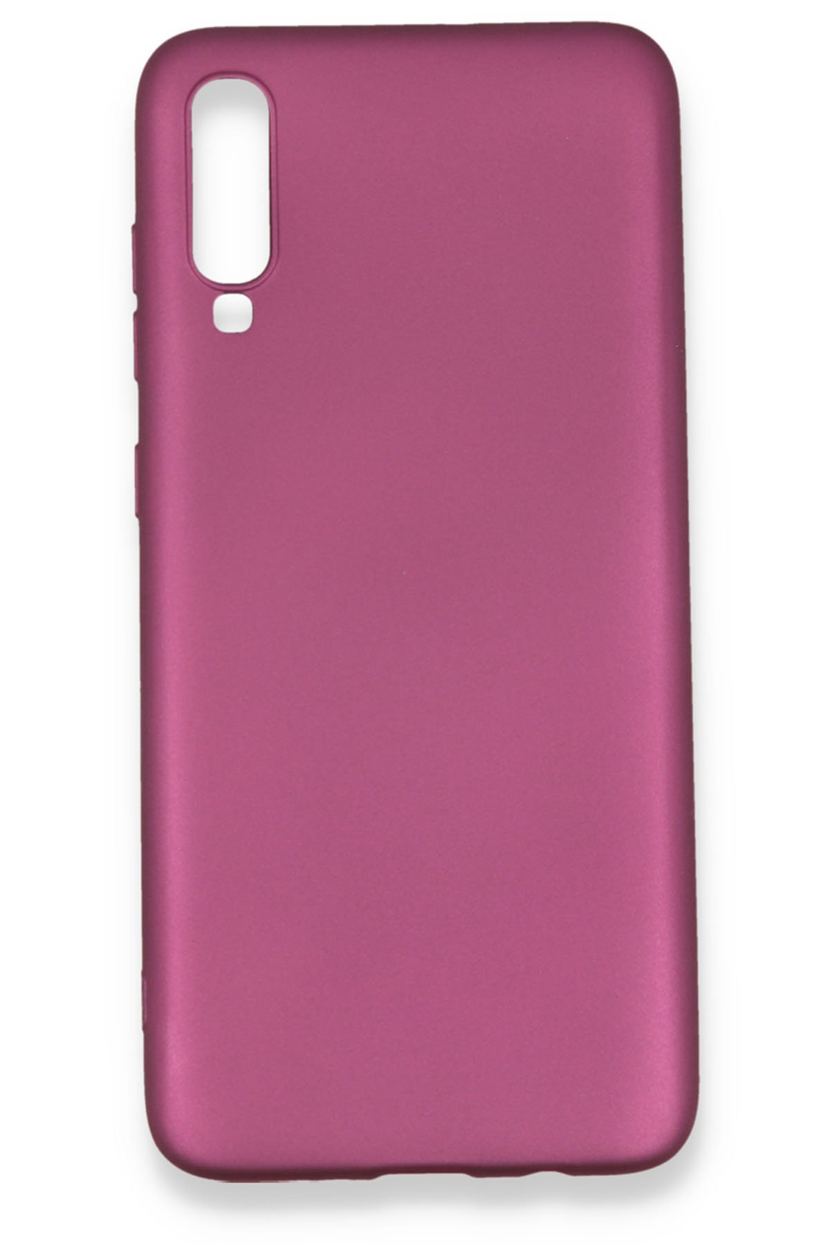 Newface Samsung Galaxy A70 Kılıf Montreal Yüzüklü Silikon Kapak - Sarı