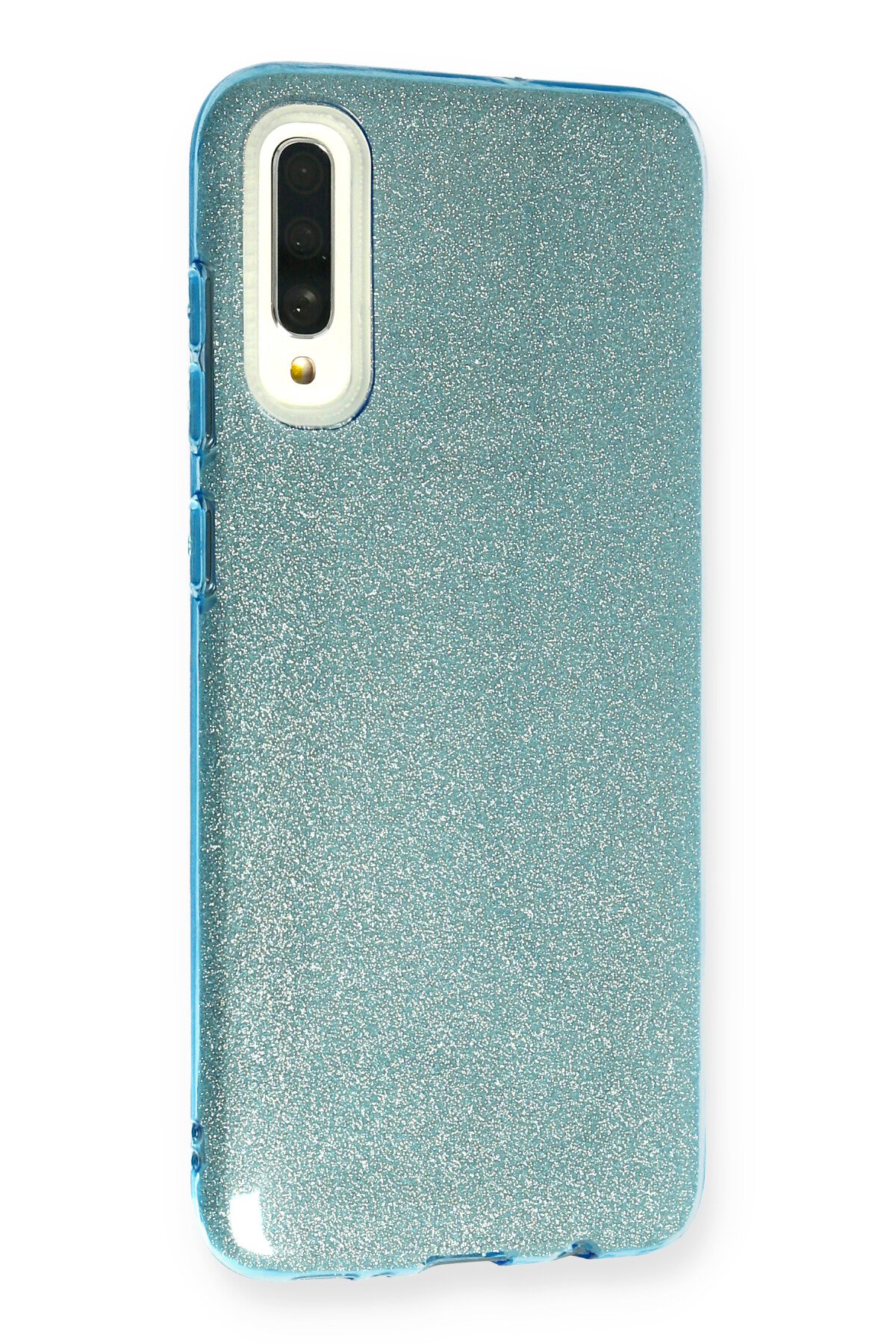 Newface Samsung Galaxy A70 Kılıf Nano içi Kadife  Silikon - Sarı