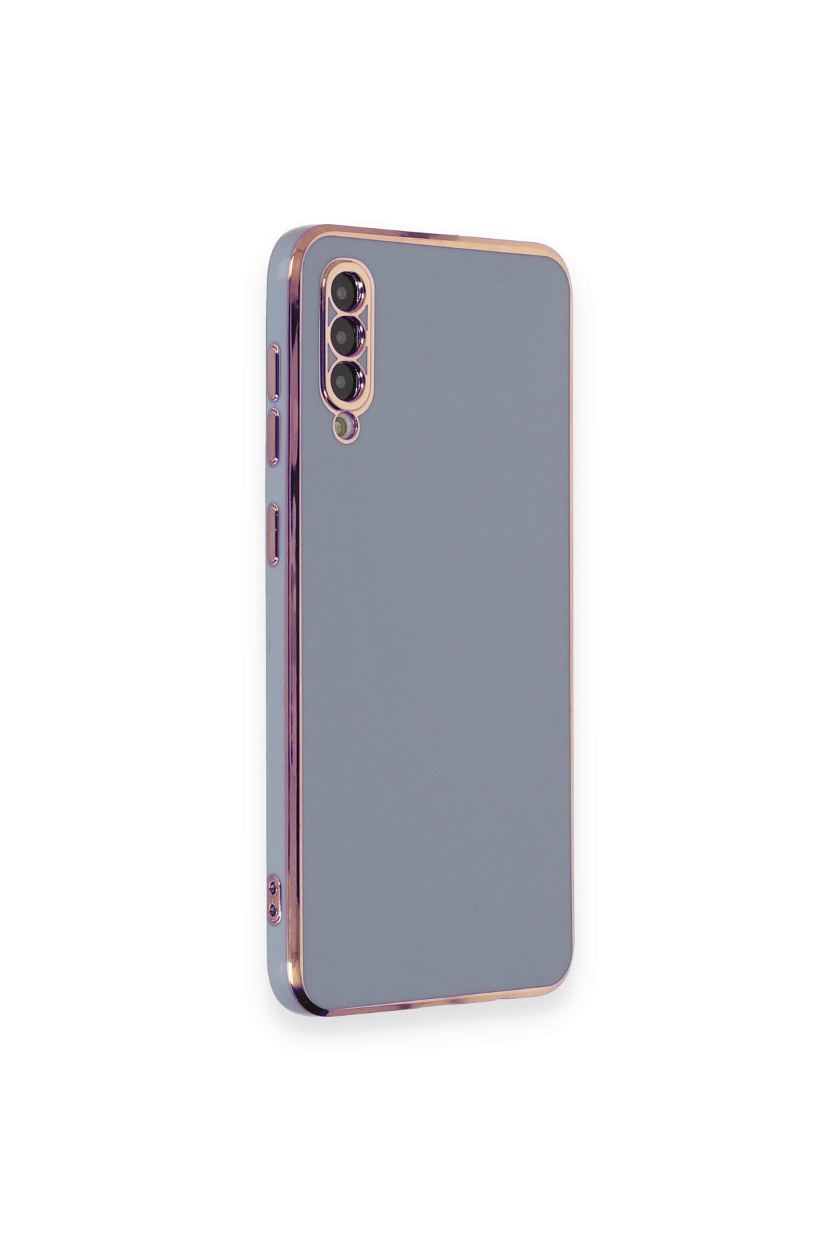 Newface Samsung Galaxy A70 Kılıf Volet Silikon - Siyah