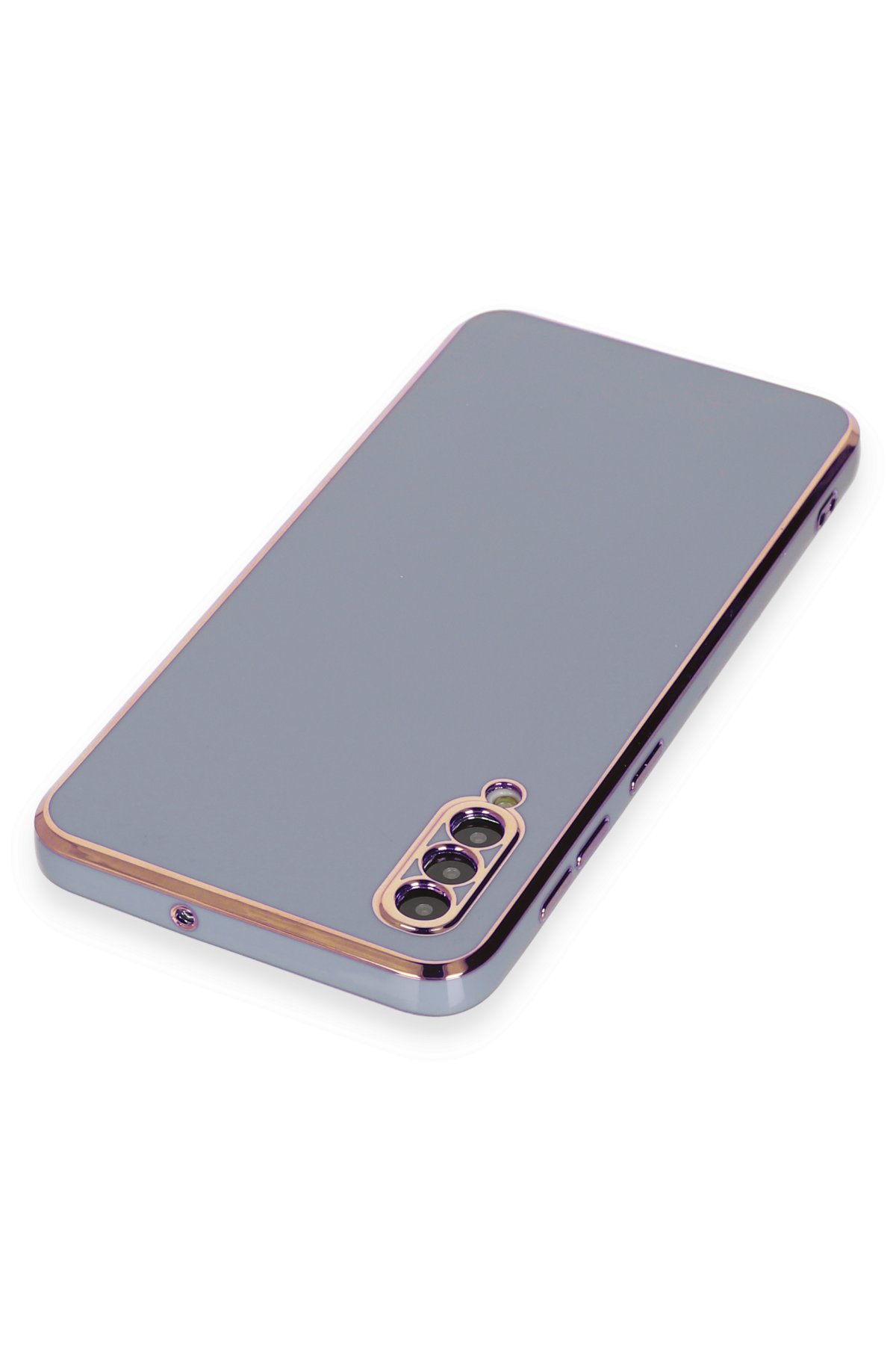 Newface Samsung Galaxy A70 Kılıf Volet Silikon - Siyah