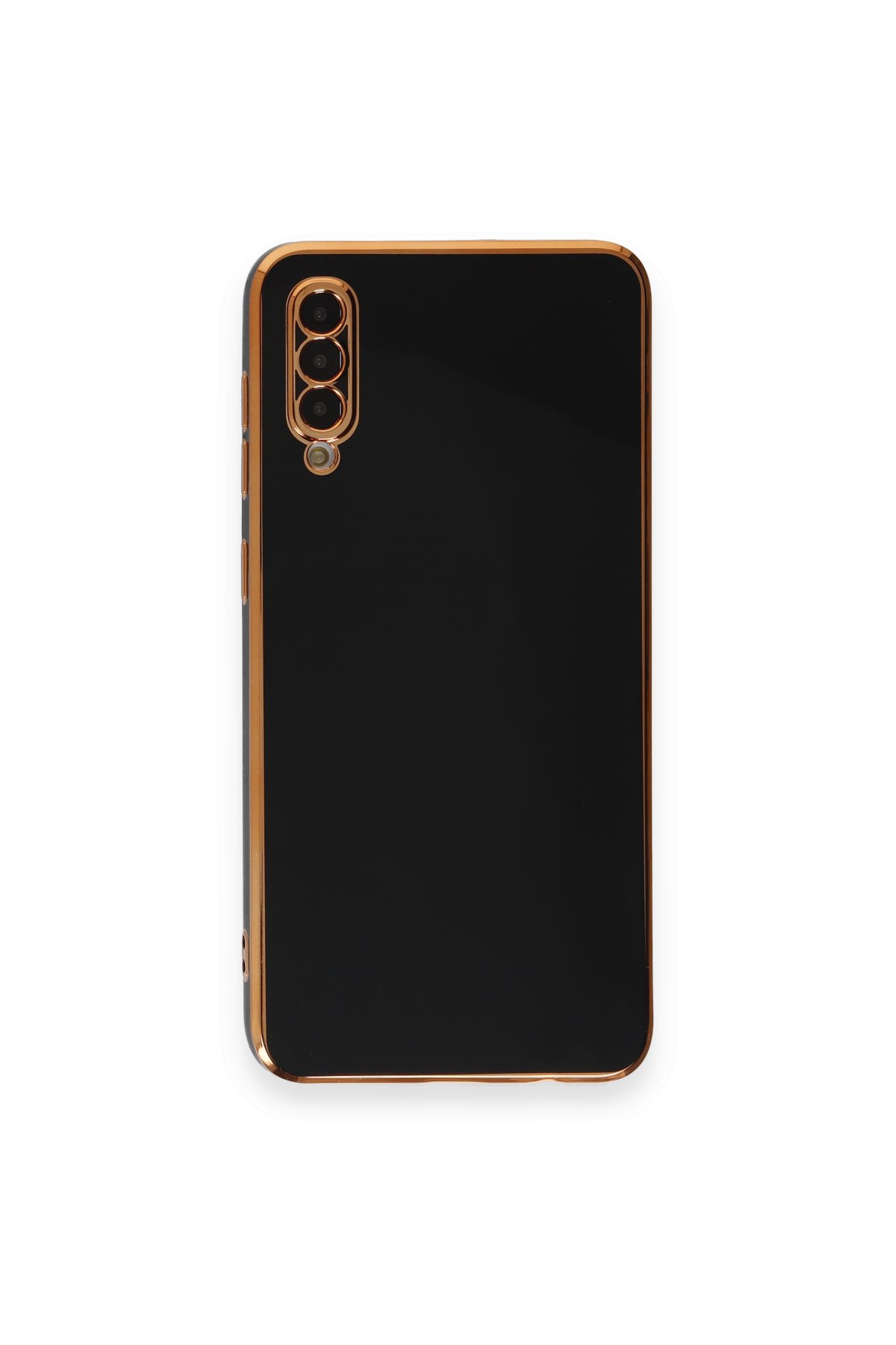 Newface Samsung Galaxy A70 Kılıf Volet Silikon - Mor