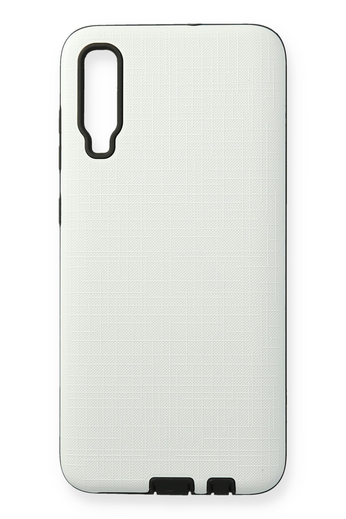 Newface Samsung Galaxy A70 Kılıf Loop Deri Silikon - Siyah