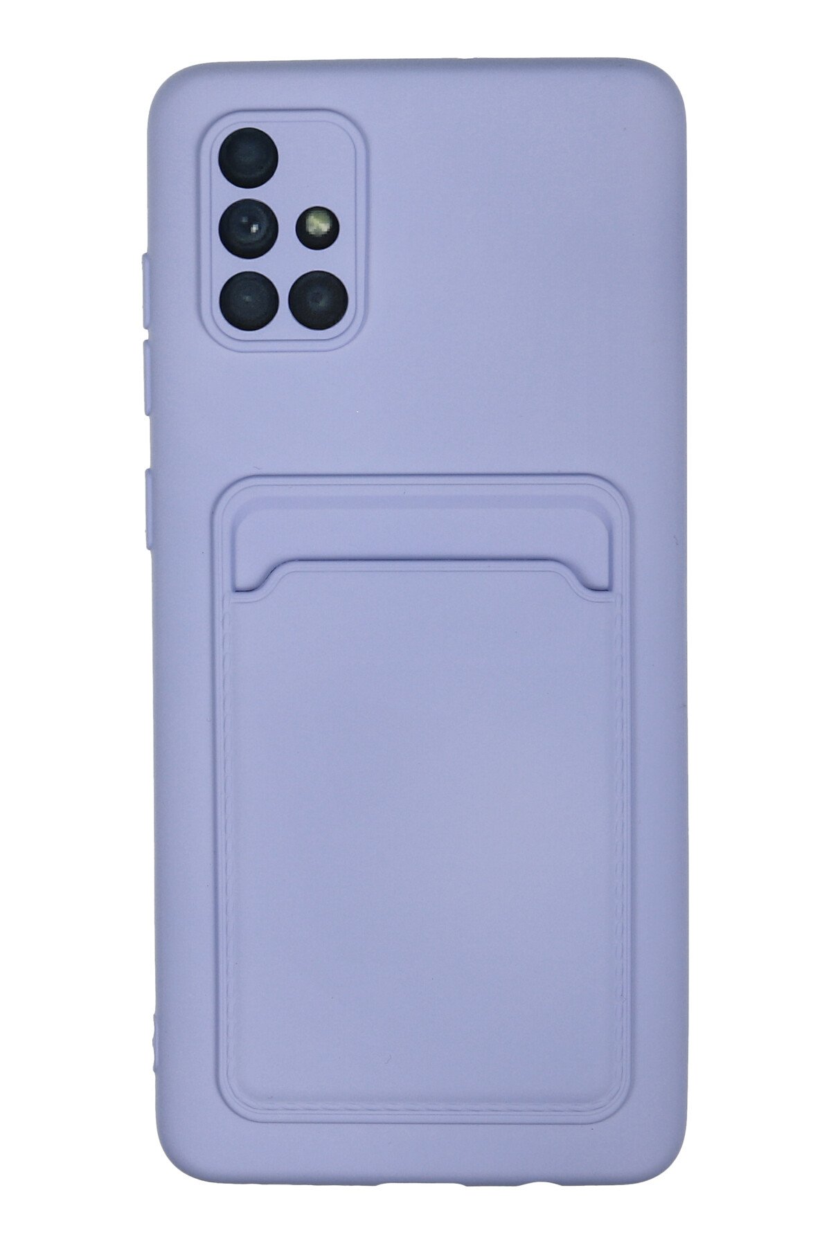 Newface Samsung Galaxy A71 Kılıf Nano içi Kadife Silikon - Gri