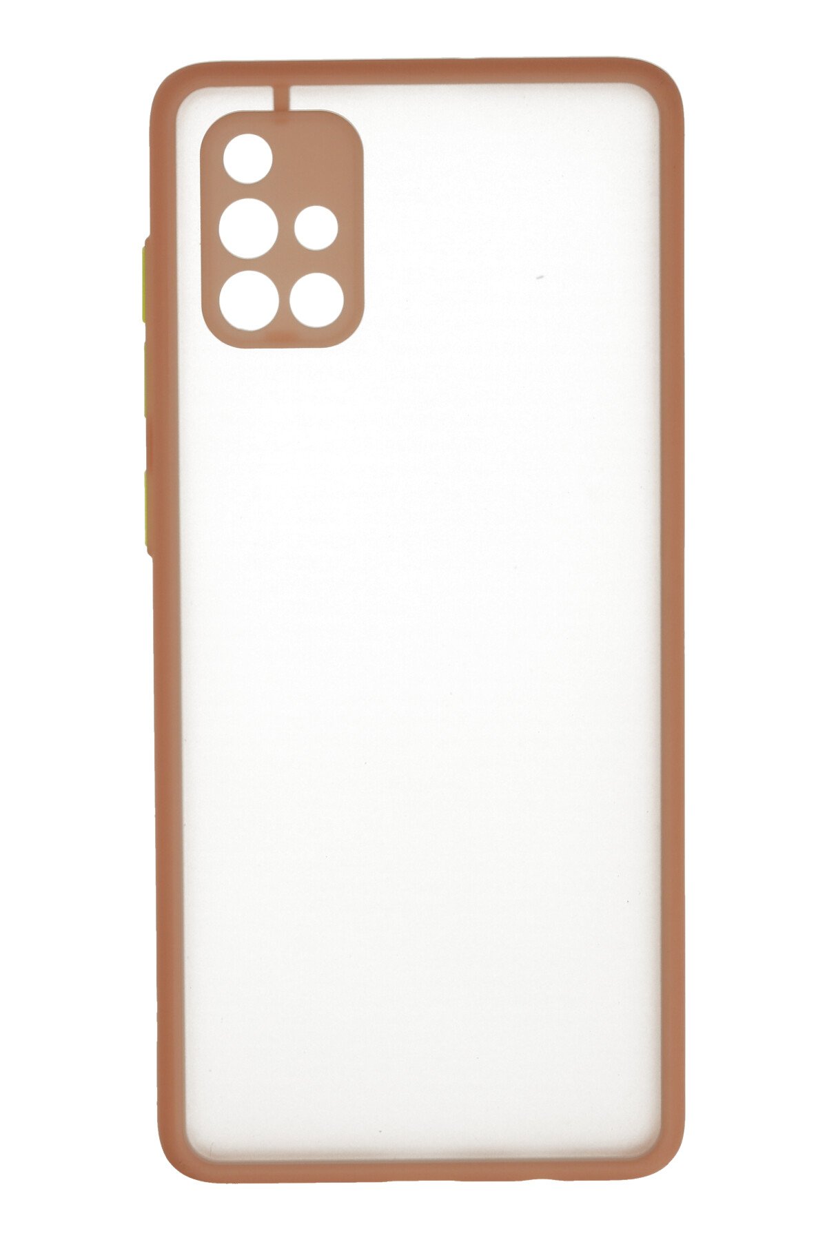 Newface Samsung Galaxy A71 Kılıf Zegna Yüzüklü Silikon Kapak - Mavi