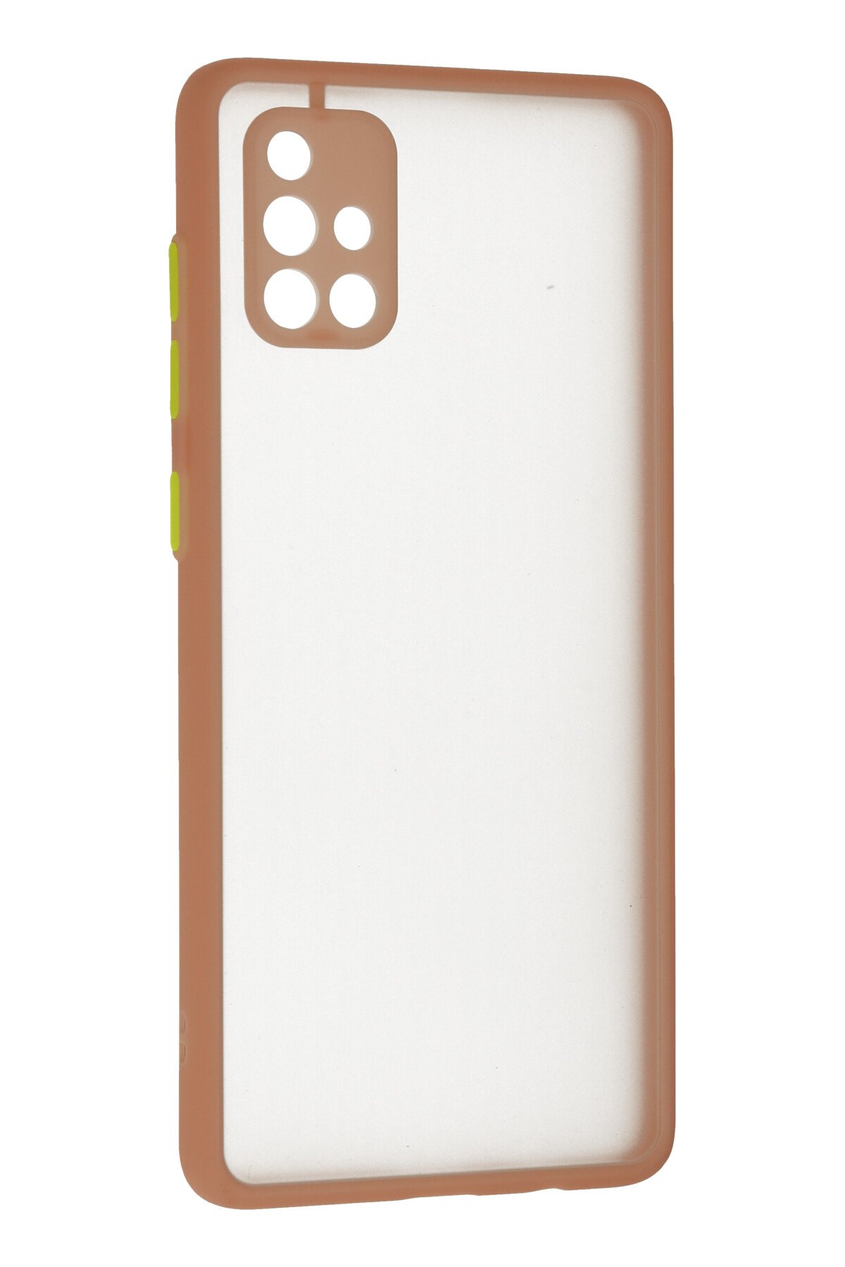 Newface Samsung Galaxy A71 Kılıf Zegna Yüzüklü Silikon Kapak - Mavi