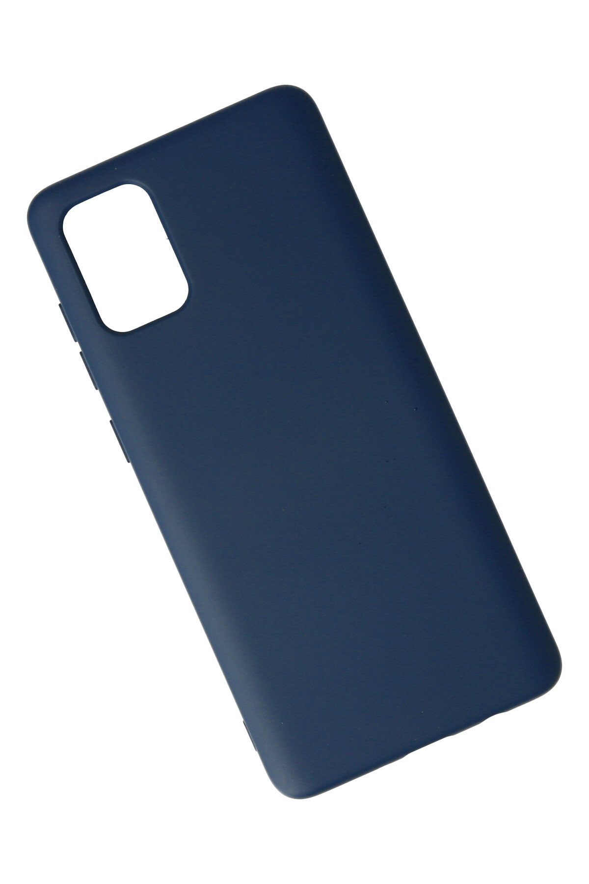 Newface Samsung Galaxy A71 Kılıf Nano içi Kadife Silikon - Lacivert