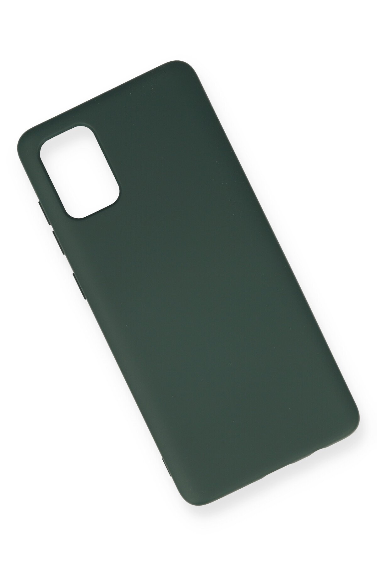 Newface Samsung Galaxy A71 Kılıf Palm Buzlu Kamera Sürgülü Silikon - Yeşil