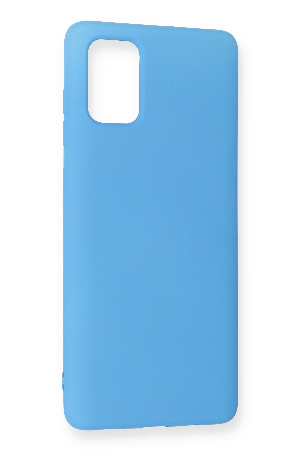 Newface Samsung Galaxy A71 Kılıf Zegna Yüzüklü Silikon Kapak - Gümüş