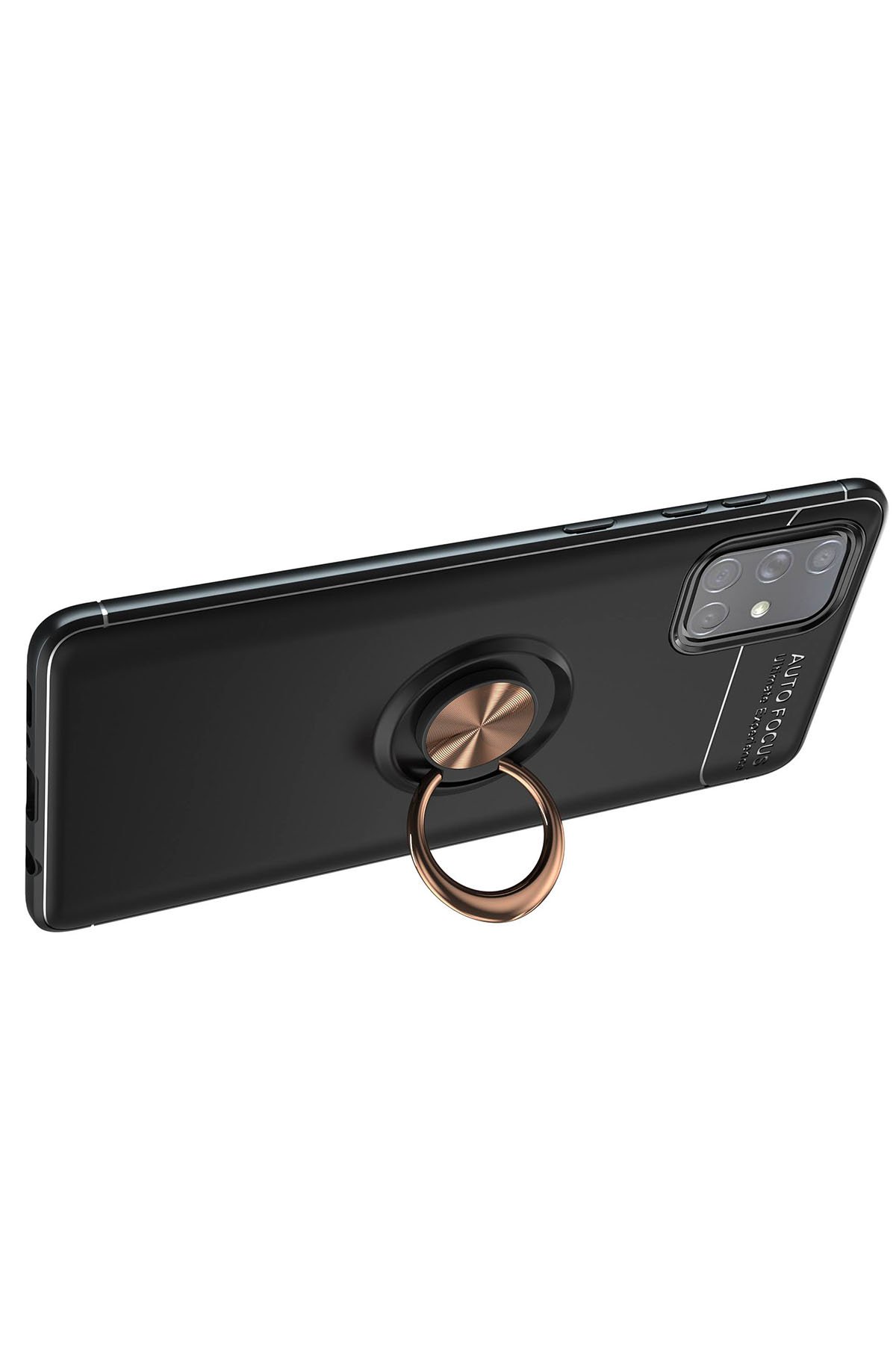 Newface Samsung Galaxy A71 Kılıf Nano içi Kadife Silikon - Lacivert