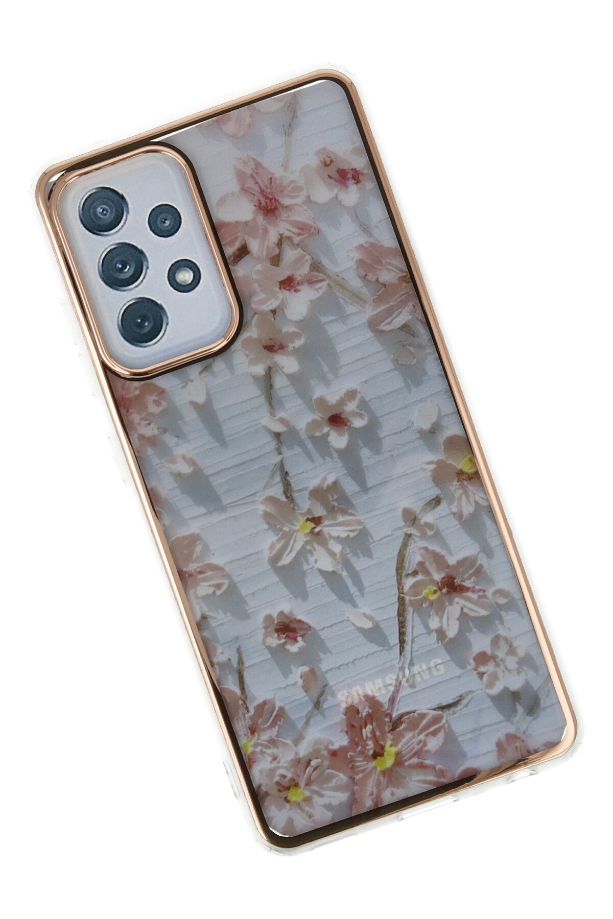 Newface Samsung Galaxy A72 Kılıf Pars Lens Yüzüklü Silikon - Lacivert