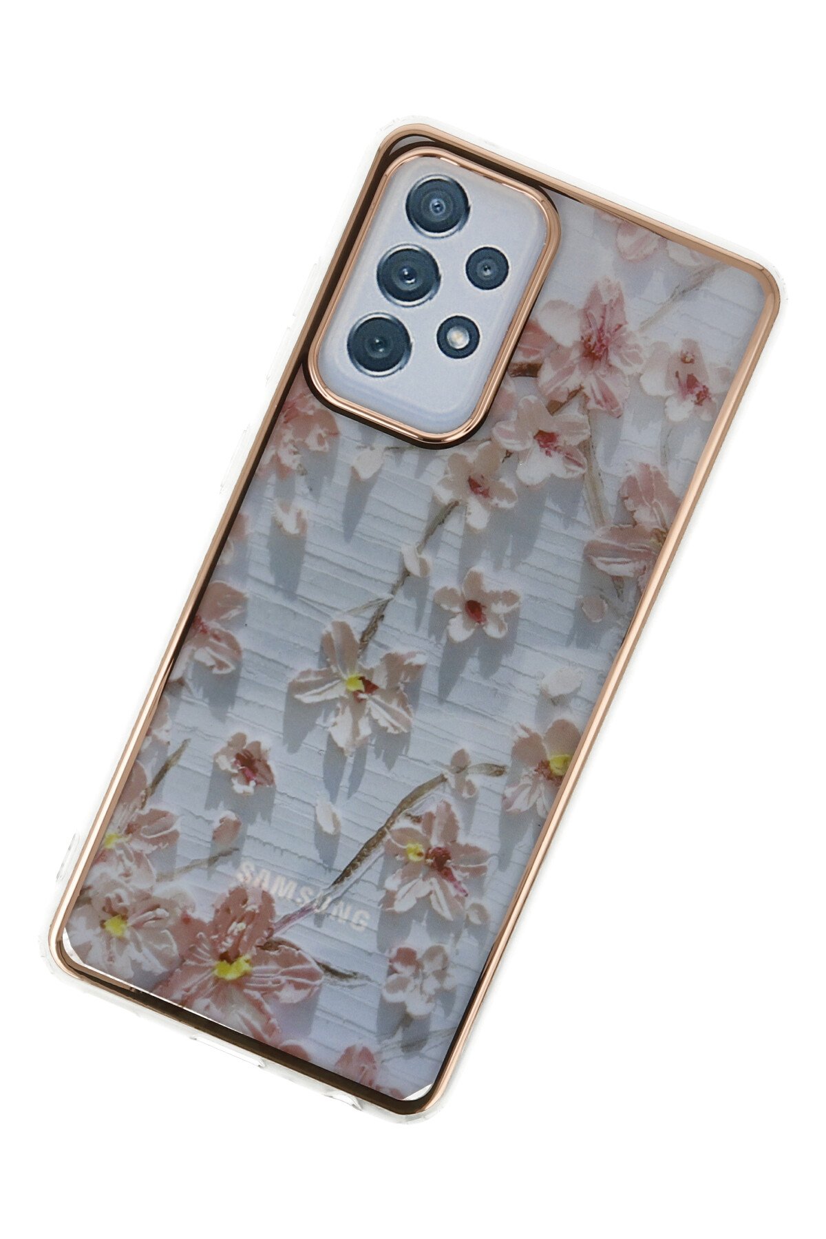 Newface Samsung Galaxy A72 Kılıf Pars Lens Yüzüklü Silikon - Lacivert