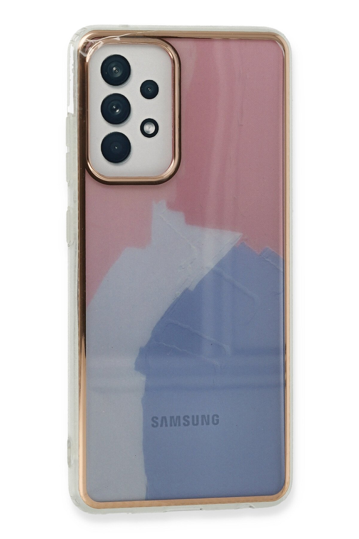 Newface Samsung Galaxy A72 Kılıf Color Lens Silikon - Gri