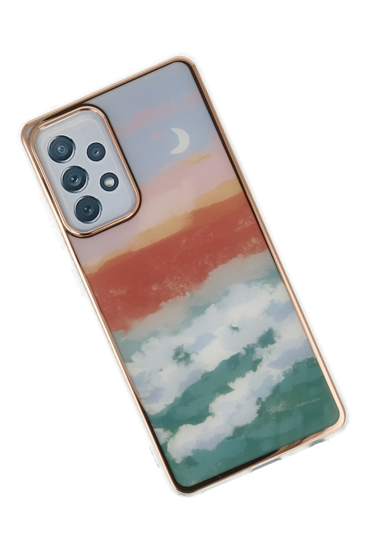 Newface Samsung Galaxy A72 Kılıf Elit Yüzüklü Kapak - Yeşil