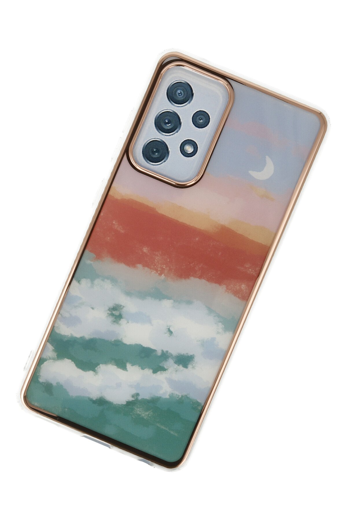 Newface Samsung Galaxy A72 Kılıf Elit Yüzüklü Kapak - Yeşil