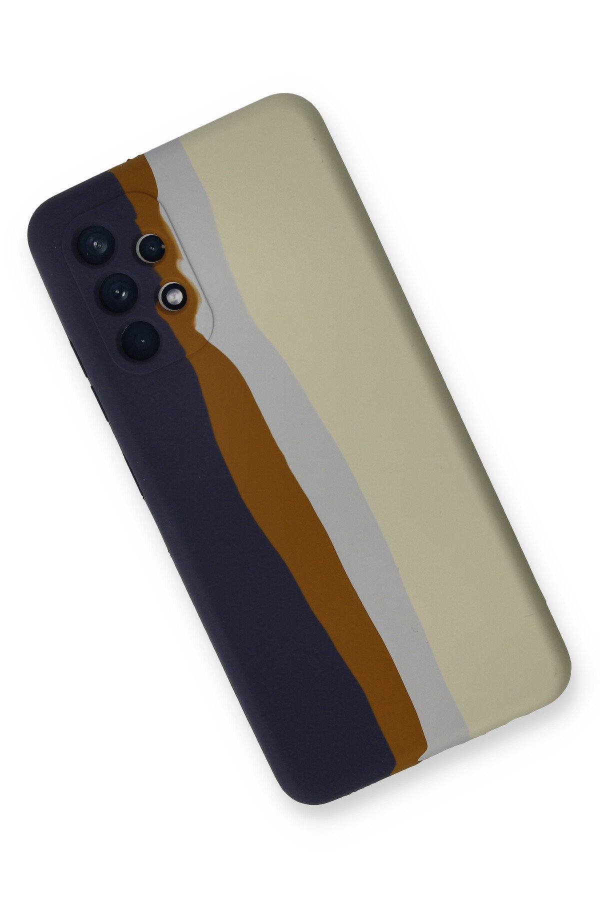 Newface Samsung Galaxy A72 Kılıf Sofya Yüzüklü Silikon Kapak - Yeşil