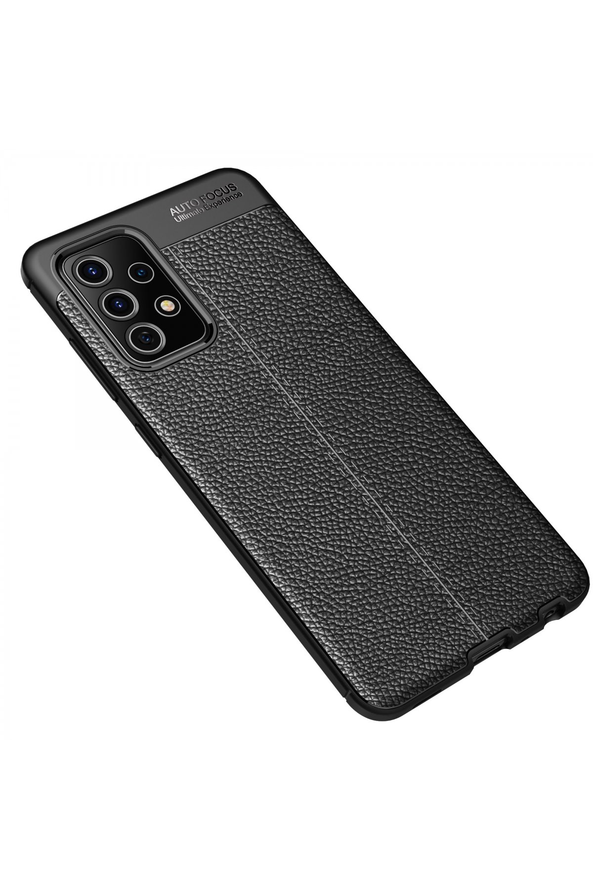 Newface Samsung Galaxy A72 Kılıf Loop Deri Silikon - Kahverengi