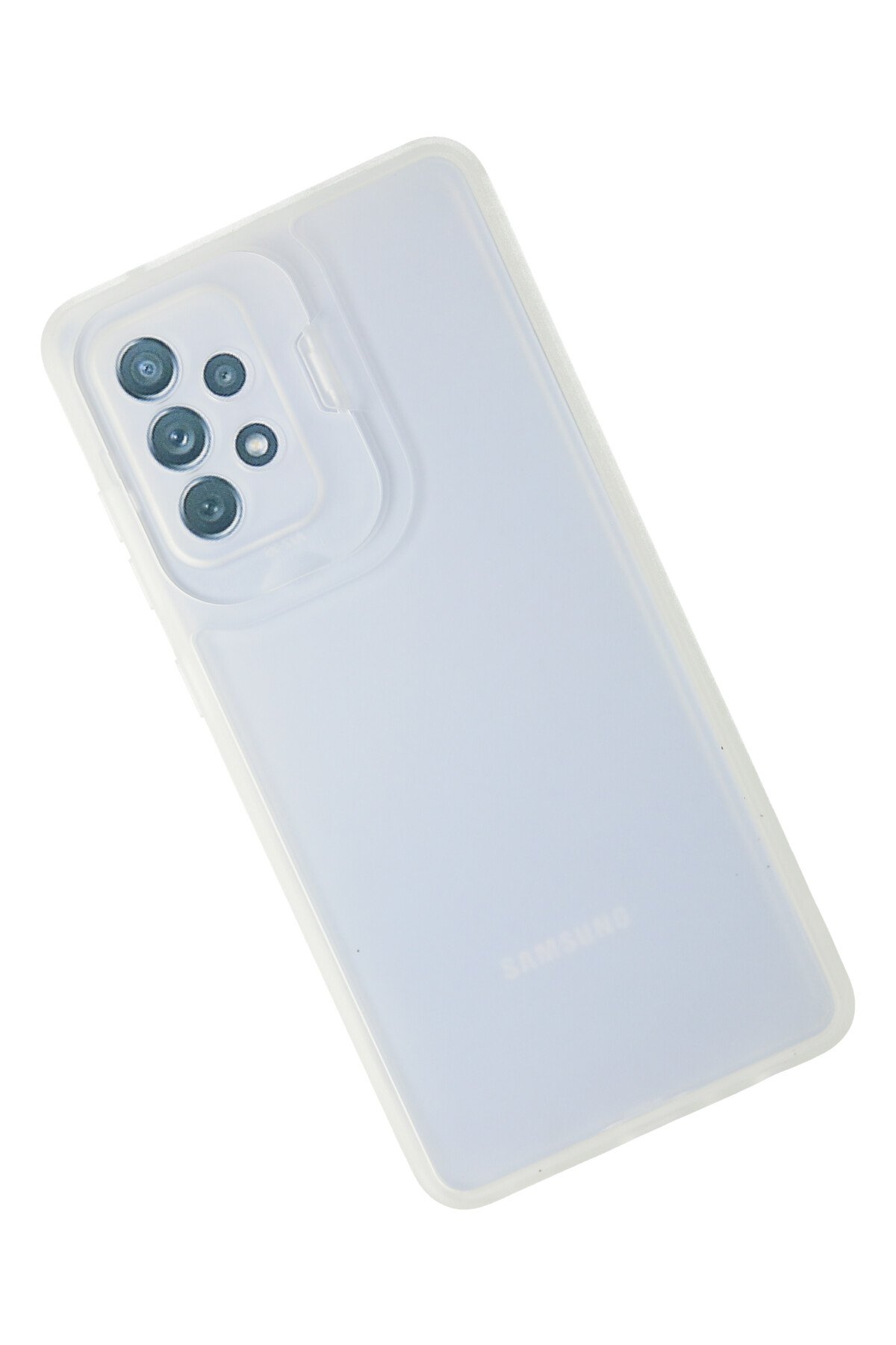 Newface Samsung Galaxy A72 Kılıf Miami Şeffaf Silikon  - Şeffaf