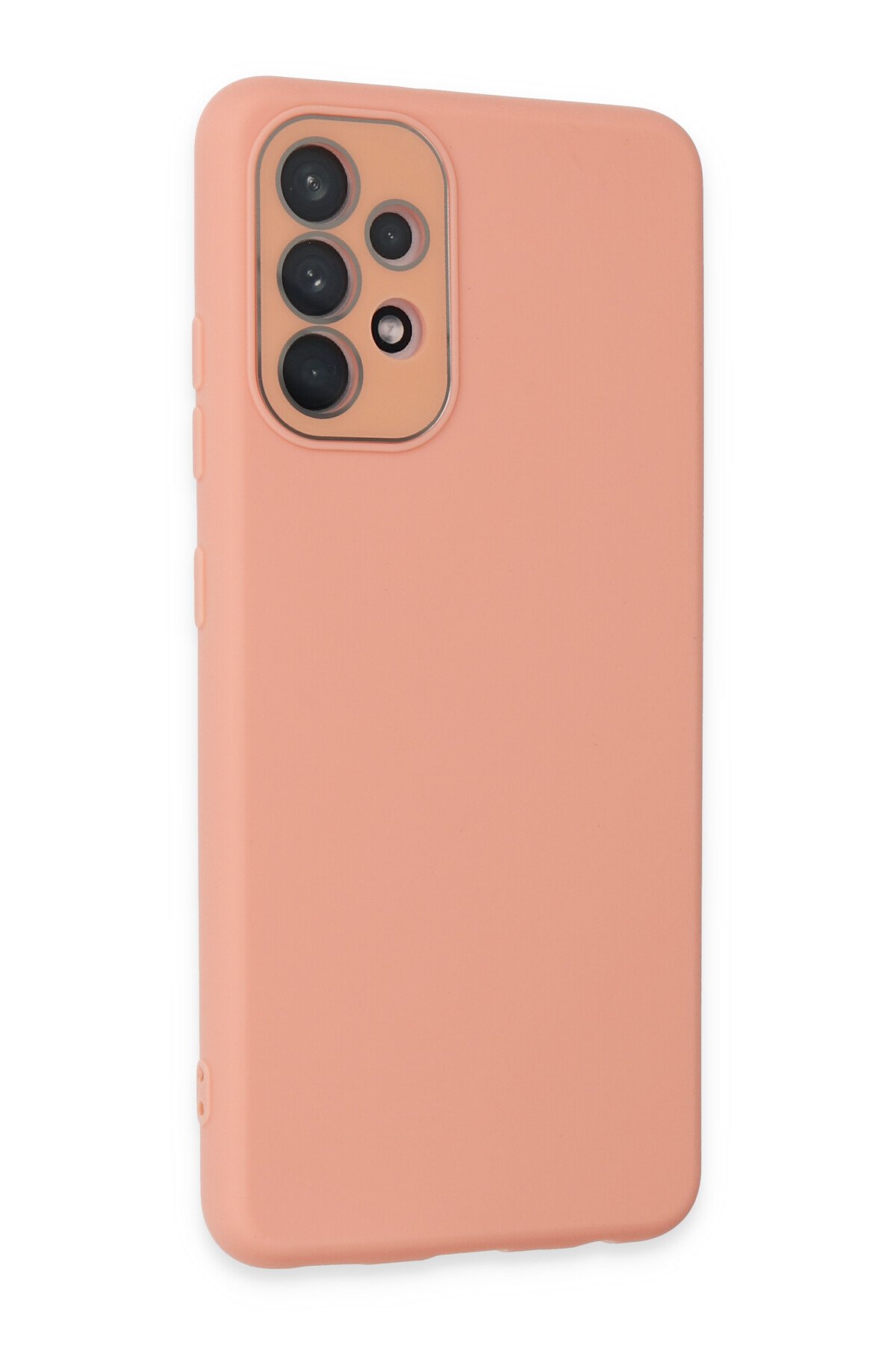 Newface Samsung Galaxy A72 Kılıf Platin Kamera Koruma Silikon - Lila