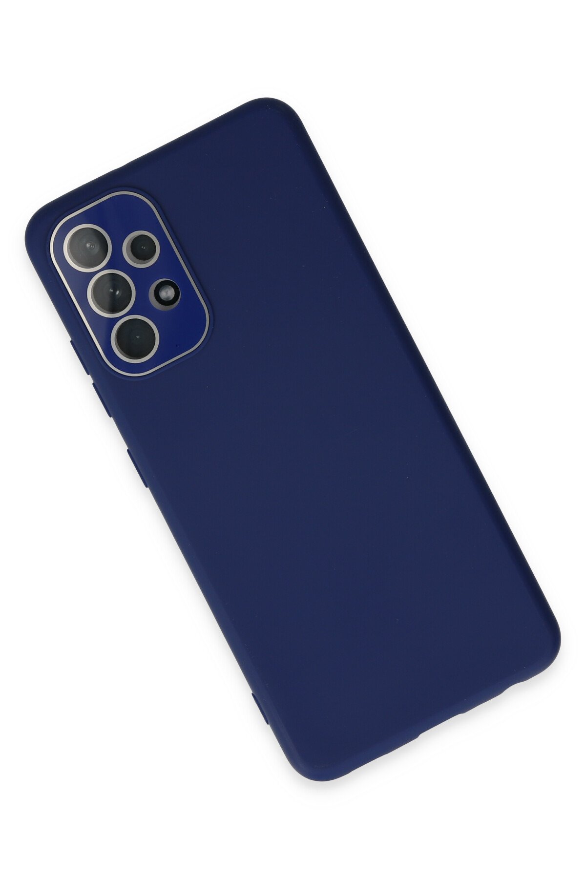 Newface Samsung Galaxy A72 Kılıf First Silikon - Mürdüm