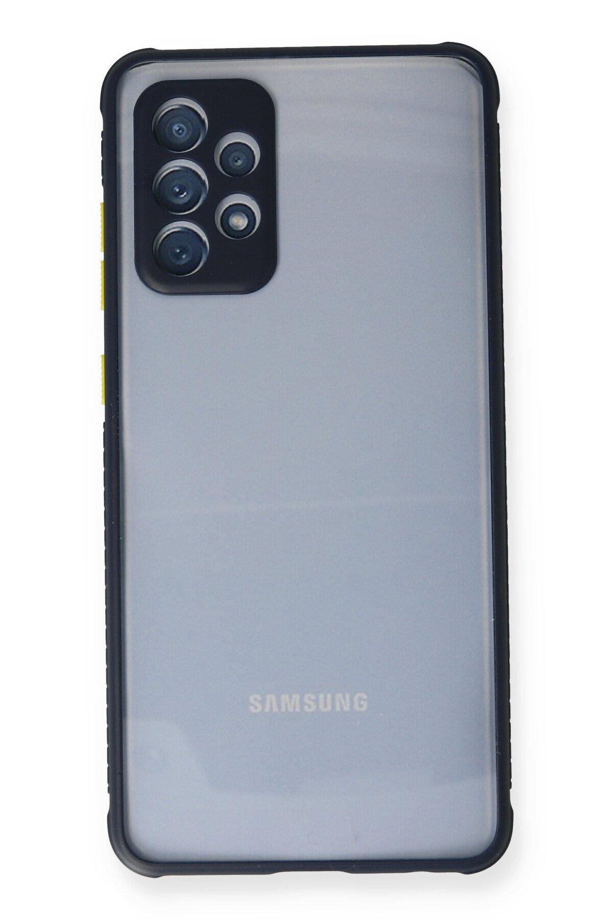 Newface Samsung Galaxy A72 Kılıf Zegna Yüzüklü Silikon Kapak - Rose