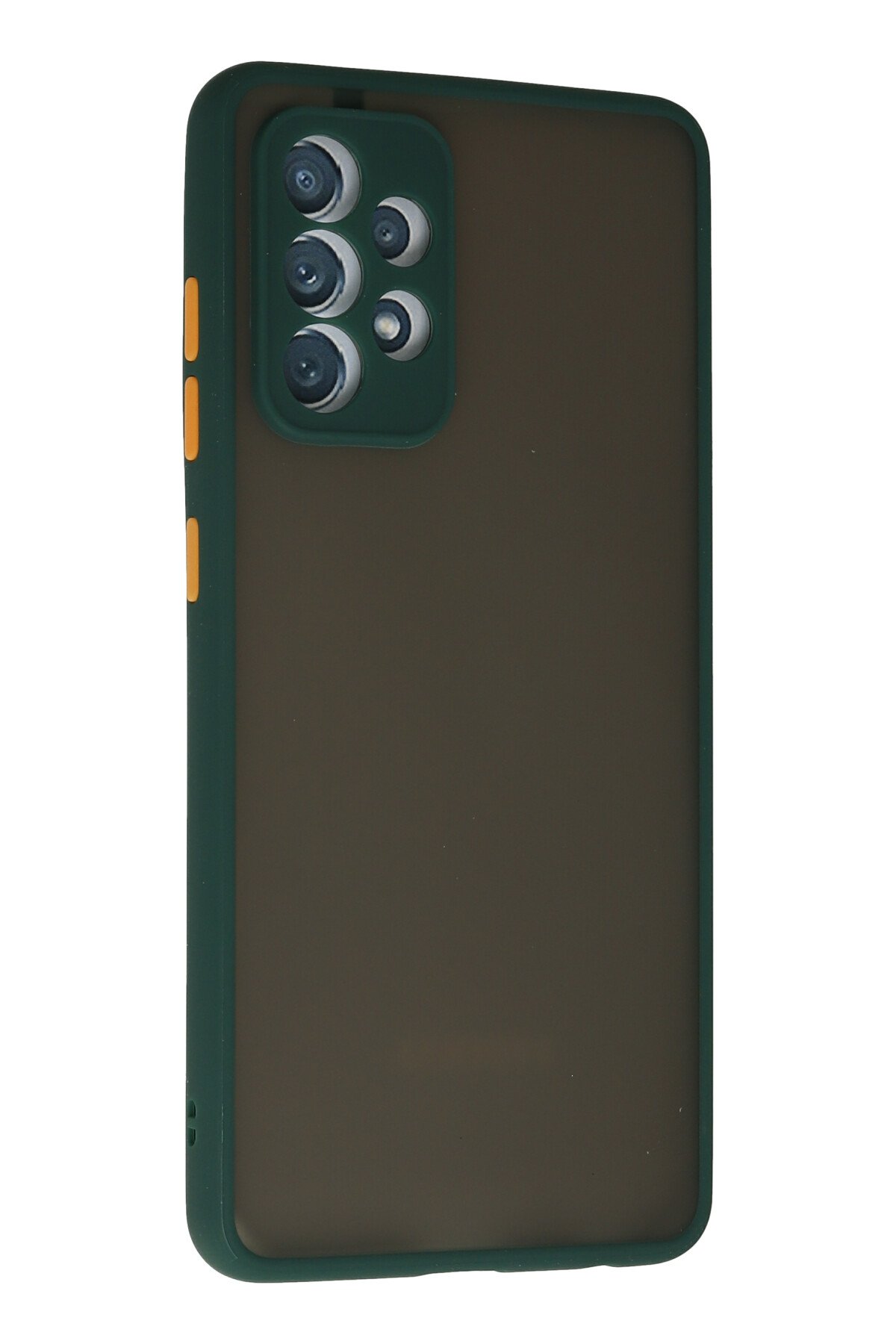 Newface Samsung Galaxy A72 Kılıf Sofya Yüzüklü Silikon Kapak - Gold