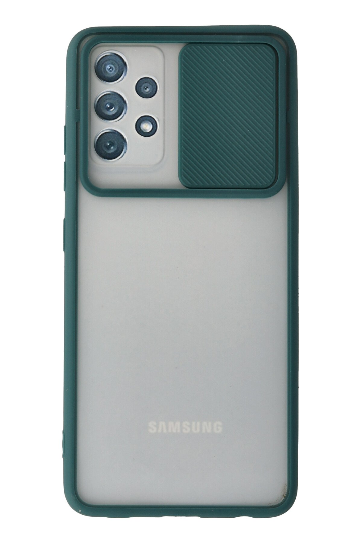 Newface Samsung Galaxy A72 Kılıf Platin Silikon - Lacivert