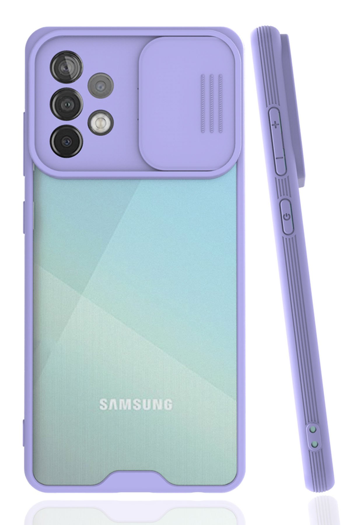 Newface Samsung Galaxy A72 Kılıf Platin Silikon - Pembe