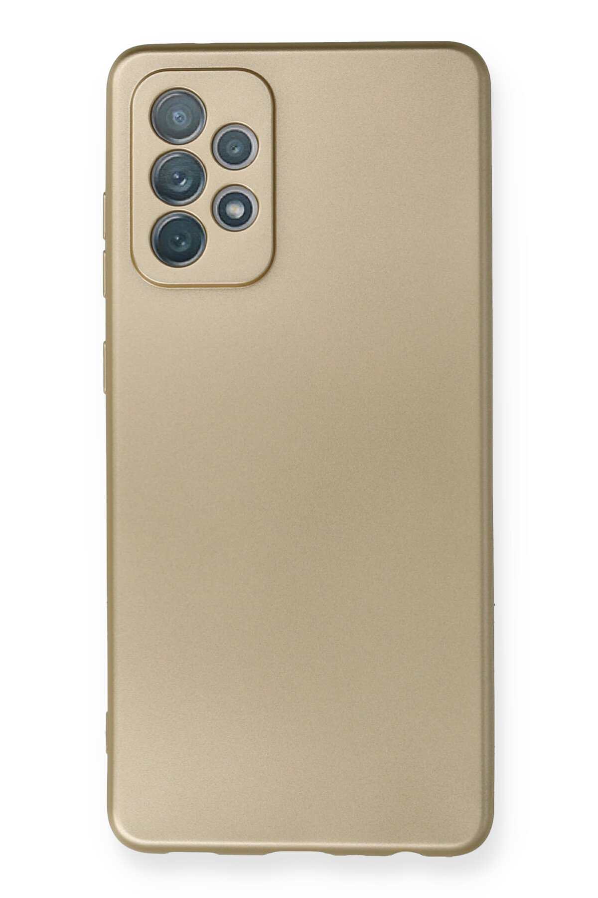 Newface Samsung Galaxy A72 Kılıf Range Yüzüklü Silikon - Mavi